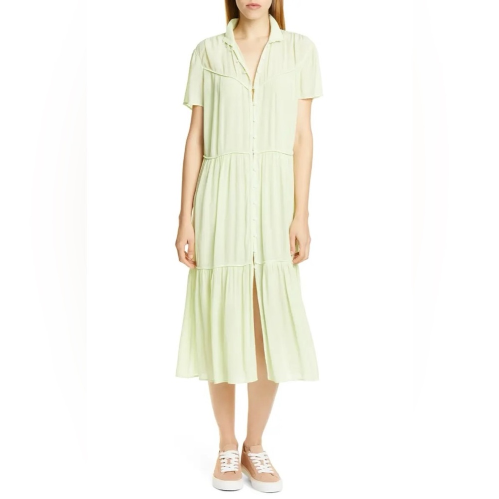 Rag & Bone Brat Libby Tiered Button Front Floaty … - image 3